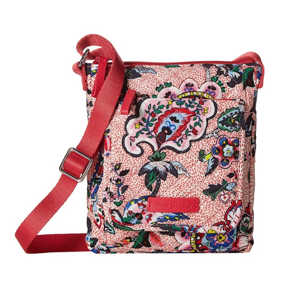 Vera Bradley Hipster Pink Floral Crossbody Bag